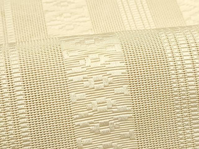 平和屋着物*夏物 本場筑前博多織 つけ帯 紗献上 砥粉色 正絹 逸品 CABJ9193rv