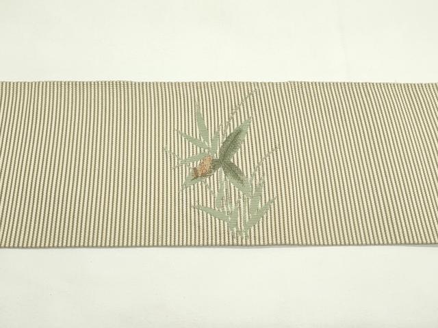 平和屋着物*夏物 つけ帯 絽綴れ 草木文 蛙 CABJ9195rv