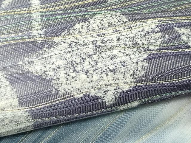 平和屋着物*夏物 両面 両方向 全通柄袋帯 草花文 金糸 さが美扱い 正絹 逸品 未使用 CABJ9199rv
