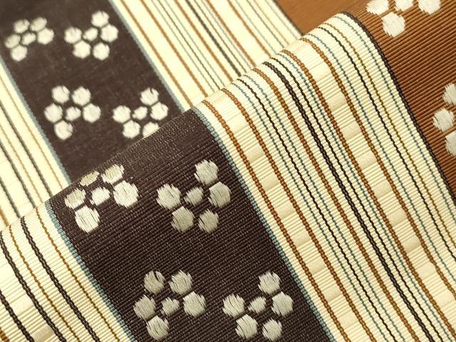 平和屋着物●本場筑前博多織 半幅帯 舞梅間道 松永織物謹製 証紙付き 正絹 逸品 CABJ9207dy