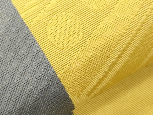 平和屋着物●本場筑前博多織 半幅帯 幾何学文 正絹 逸品 CABJ9226dy
