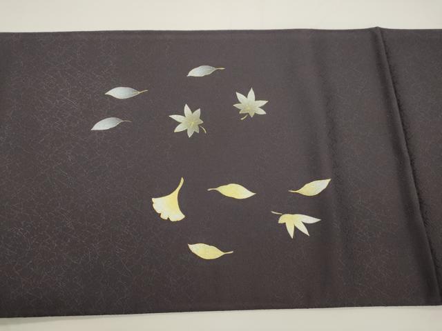 平和屋着物●太鼓柄袋帯 螺鈿 吹寄せ文 金彩 正絹 逸品 CABJ9320dy