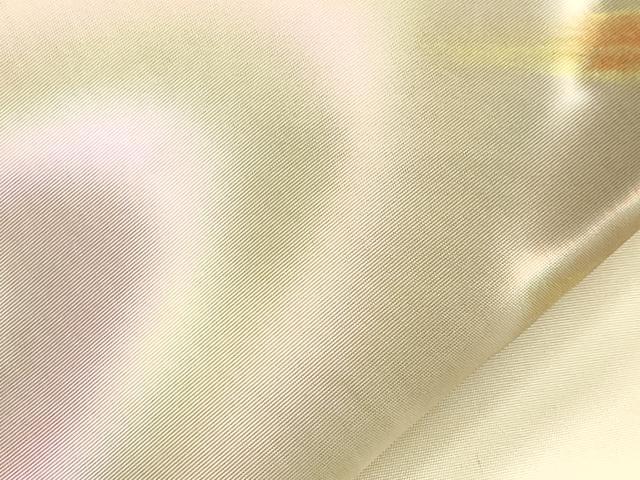 平和屋着物●虹色創家 本郷大田子 塩瀬 九寸名古屋帯 草木文 正絹 逸品 CABJ9362dy