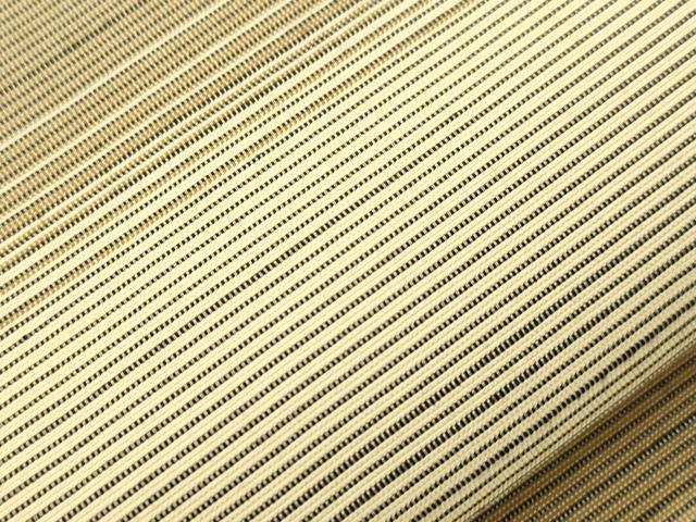 平和屋着物●両面 全通柄袋帯 幾何学文 正絹 逸品 CABJ9394dy