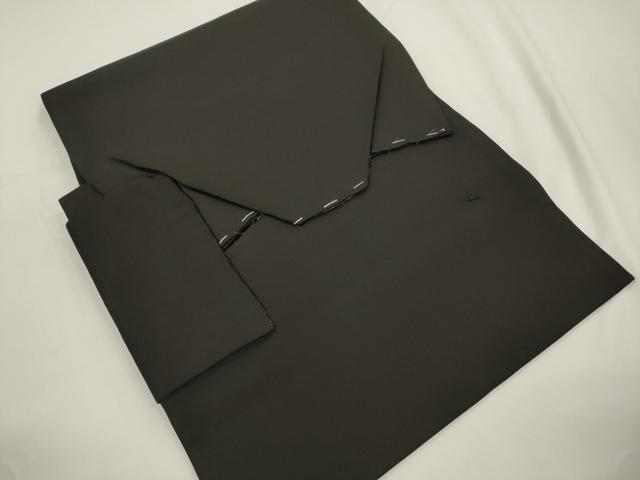 平和屋着物●塩瀬 つけ帯 的 矢 黒地 金銀糸 正絹 逸品 CABJ9423dy
