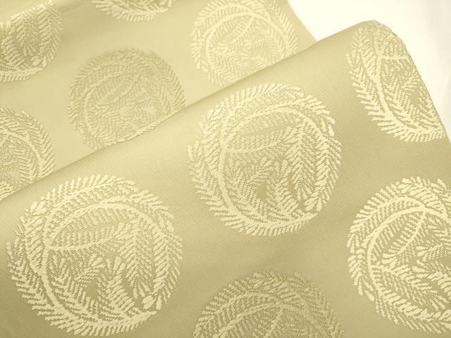 平和屋着物●全通柄袋帯 松葉丸文 正絹 逸品 CABJ9447dy