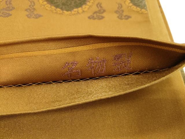 平和屋着物●六通柄袋帯 唐織 名物裂 正絹 逸品 CABJ9456dy