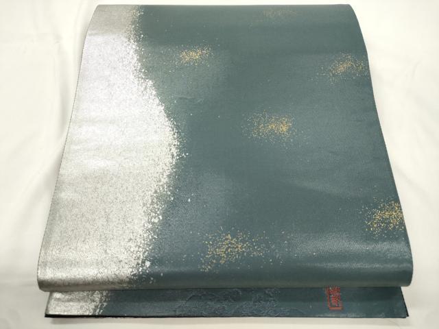 平和屋着物●六通柄袋帯 高山寺 鳥獣戯画 引箔 正絹 逸品 CABJ9460dy
