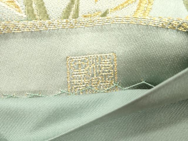 平和屋着物●西陣 京洛苑たはら謹製 六通柄袋帯 唐織 能衣 花車文 金糸 正絹 逸品 CABJ9464dy