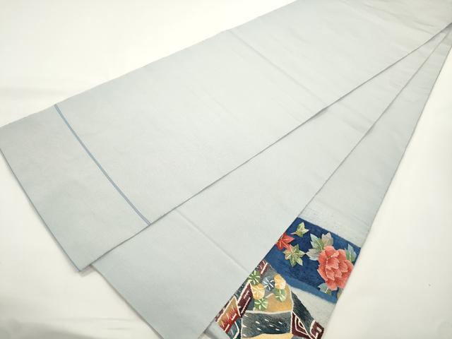 平和屋着物●太鼓柄袋帯 すくい織 風景文 正絹 逸品 CABJ9465dy