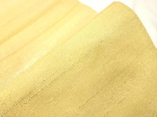 平和屋着物●桝屋高尾 ねん金綴錦 全通柄袋帯 段霞文 金糸 正絹 逸品 CABJ9470dy
