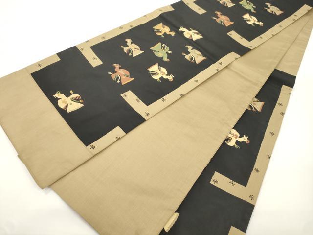 平和屋着物●名門木屋太 今河織物 六通柄袋帯 飛鳥文 正絹 逸品 CABJ9474dy