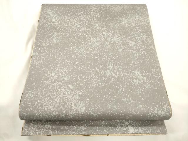 平和屋着物●両面 六通柄袋帯 作家物 代わり格子 金糸 正絹 逸品 CABJ9530dy