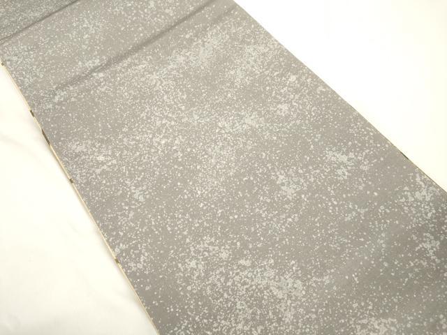 平和屋着物●両面 六通柄袋帯 作家物 代わり格子 金糸 正絹 逸品 CABJ9530dy