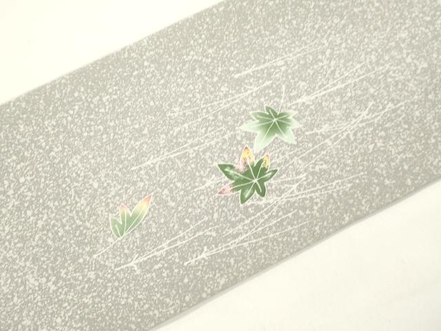 平和屋着物●人間国宝・羽田登喜男 九寸名古屋帯 吹寄せ文 正絹 逸品 CABJ9546dy