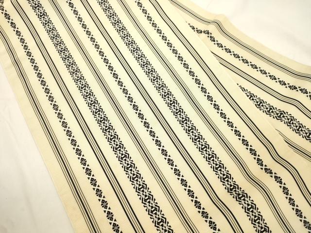 平和屋着物*本場筑前博多織 夏物 八寸名古屋帯 紗献上 正絹 逸品 CABJ9547dy