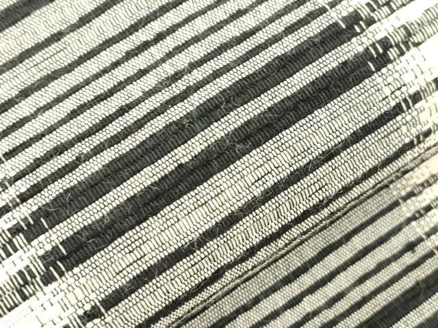 平和屋着物●八寸名古屋帯 紬地 横段文 正絹 逸品 CABJ9550dy