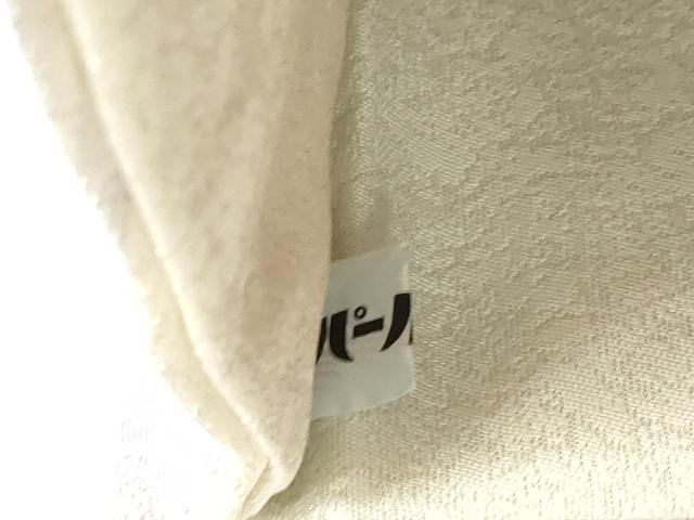 平和屋着物●九寸名古屋帯 舞花文 銀通し地 正絹 逸品 CABJ9553dy