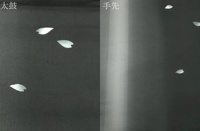 平和屋着物●両面 全通柄袋帯 舞桜文 正絹 逸品 CABJ9589dy