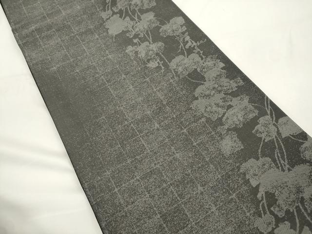 平和屋着物●両面 全通柄袋帯 舞桜文 正絹 逸品 CABJ9589dy