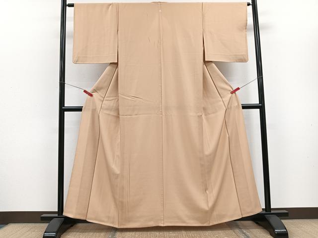 平和屋着物*夏物 色無地 絽 伽羅色 正絹 逸品 CABJ9612xi