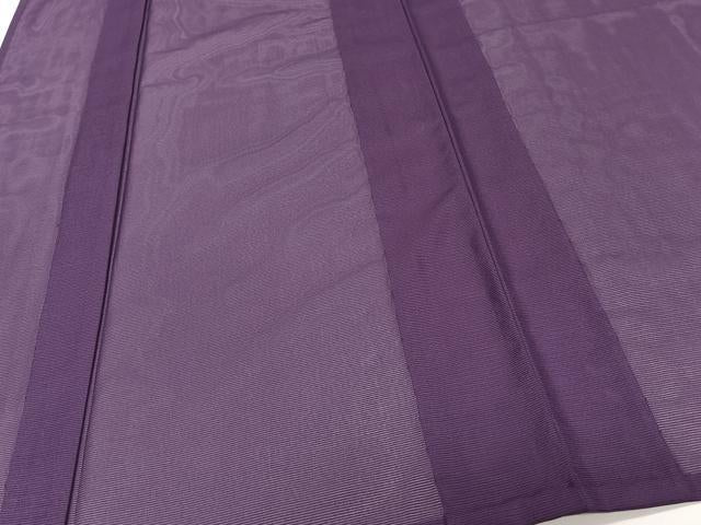 平和屋着物*夏物 色無地 絽 葡萄色 洗える着物 CABJ9633xi