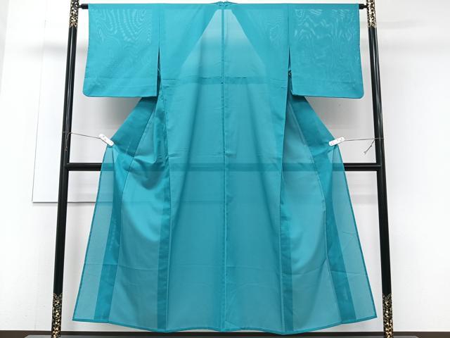 平和屋着物*夏物 色無地 絽 納戸色 洗える着物 CABJ9646xi