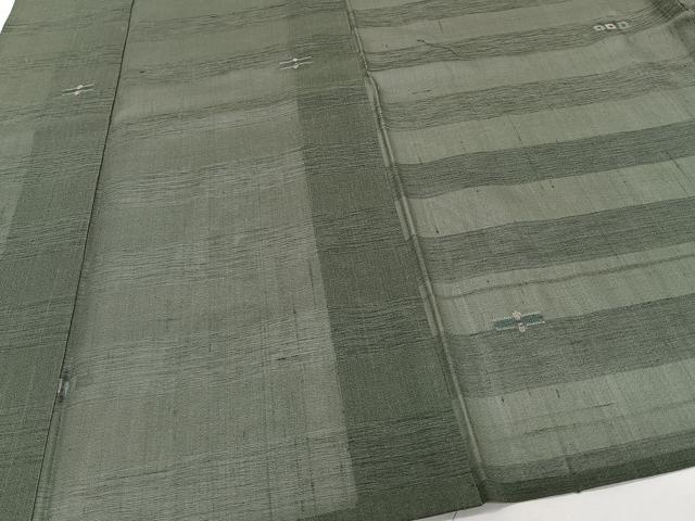 平和屋着物*夏物 紗紬 横段抽象文 正絹 逸品 CABJ9667xi