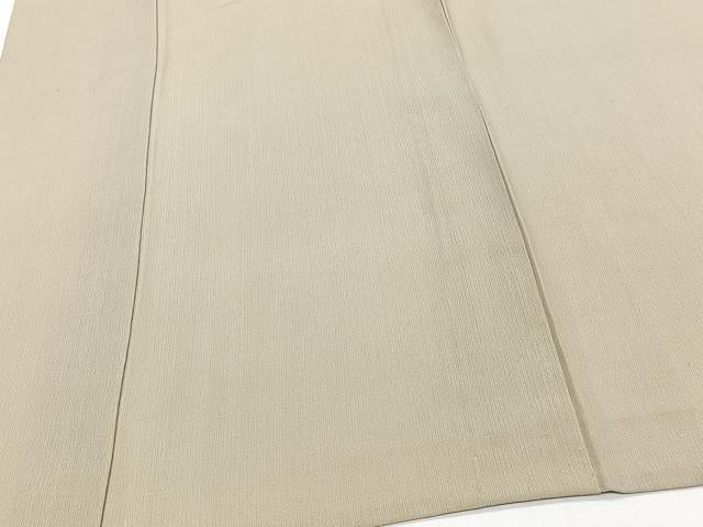 平和屋着物*夏物 紗紬 白橡色 正絹 逸品 未使用 CABJ9708xi