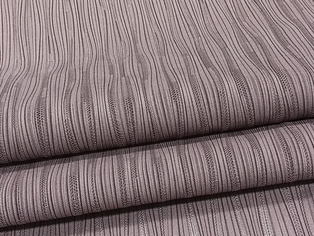 平和屋着物*夏物 小紋 よろけ縞紋紗 正絹 逸品 CABJ9711xi