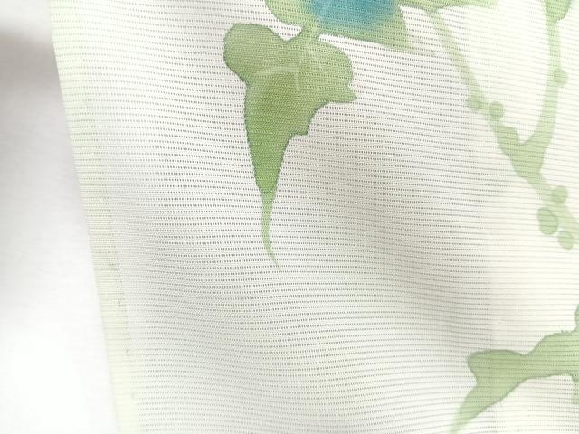 平和屋着物*夏物 訪問着 絽 手描き 枝草花文 正絹 逸品 未使用 CABJ9713xi