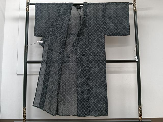 平和屋着物*夏物 上布 幾何学文 麻 逸品 CABJ9723xi