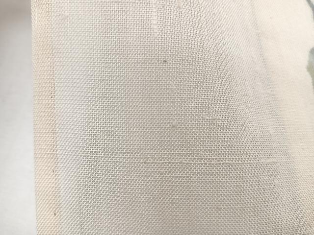 平和屋着物*夏物 訪問着 紗紬 手描き 瓢箪蔦の葉文 金彩 正絹 逸品 CABJ9725xi