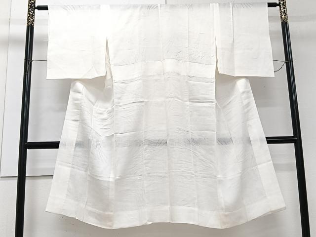 平和屋着物*夏物 長襦袢 草紋紗 乳白色 麻 逸品 CABJ9726xi
