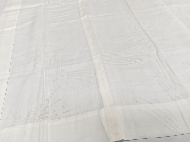平和屋着物*夏物 長襦袢 草紋紗 乳白色 麻 逸品 CABJ9726xi