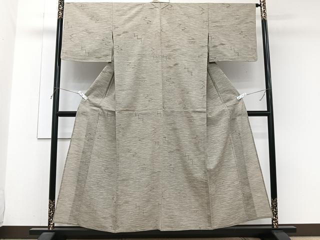 平和屋着物*夏物 紗紬 抽象文 正絹 逸品 CABJ9736xi