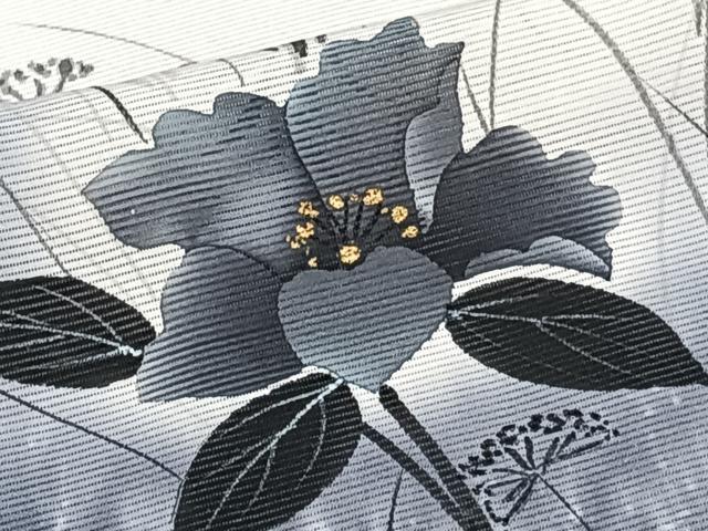 平和屋着物*夏物 訪問着 絽 手描き 枝草花文 金彩 正絹 逸品 CABJ9739xi