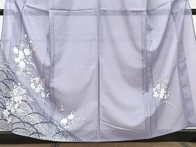 平和屋着物*夏物 訪問着 絽 草花文 洗える着物 CABJ9749xi