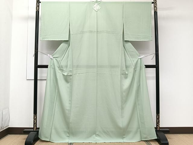 平和屋着物*夏物 色無地 絽 裏葉柳色 正絹 逸品 未使用 CABJ9763xi