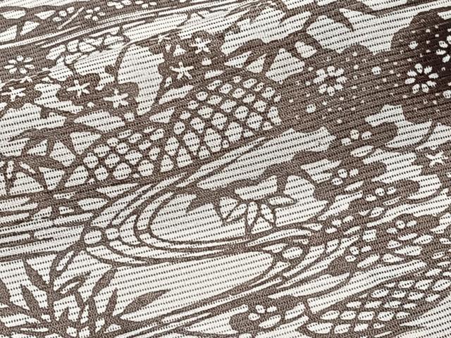 平和屋着物*夏物 小紋 絽 流水風景文 伊勢丹扱い 正絹 逸品 未使用 CABJ9780xi