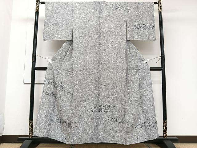 平和屋着物*夏物 訪問着 絽 刺繍 霞文 たたき染め 銀彩 正絹 逸品 CABJ9790xi