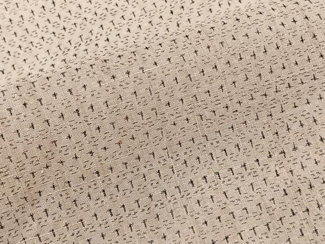 平和屋着物*夏物 男性 上布 抽象文 麻 逸品 未使用 CABJ9807xi