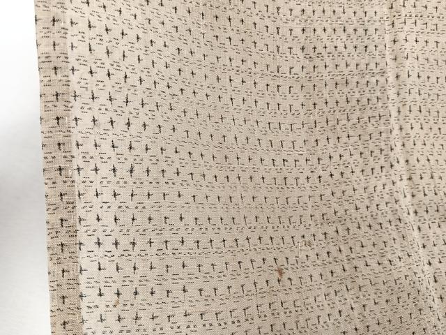 平和屋着物*夏物 男性 上布 抽象文 麻 逸品 未使用 CABJ9807xi