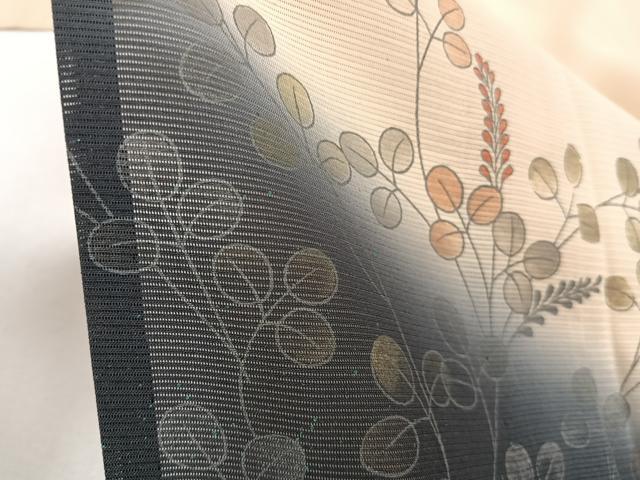 平和屋着物*夏物 訪問着 絽 刺繍 萩花文 暈し染め 金彩 正絹 逸品 CABJ9822xi