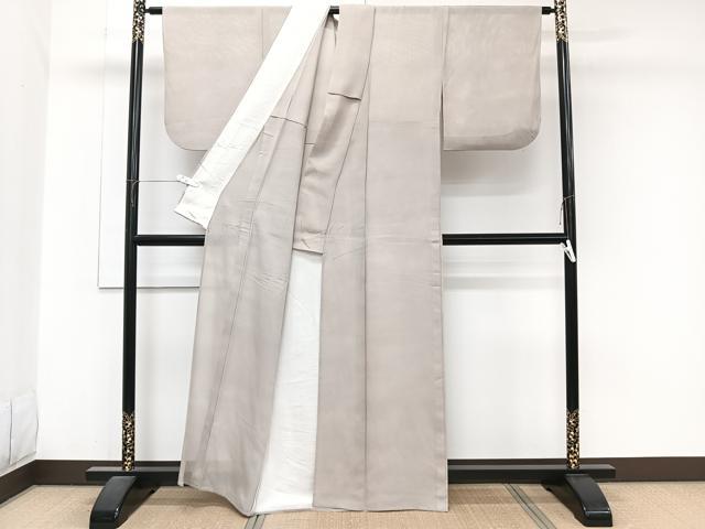 平和屋着物*夏物 小紋 絽 作家物 霞文 暈し染め 正絹 逸品 CABJ9823xi