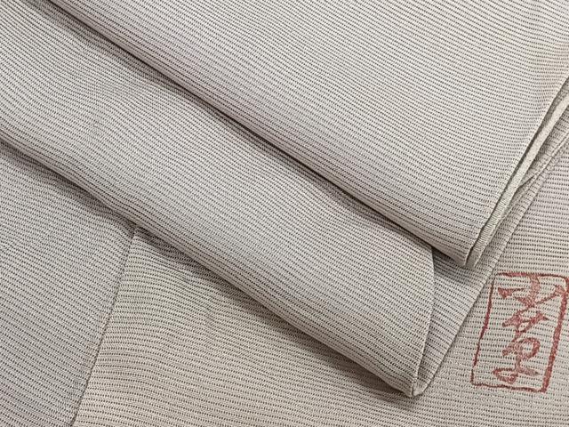 平和屋着物*夏物 小紋 絽 作家物 霞文 暈し染め 正絹 逸品 CABJ9823xi