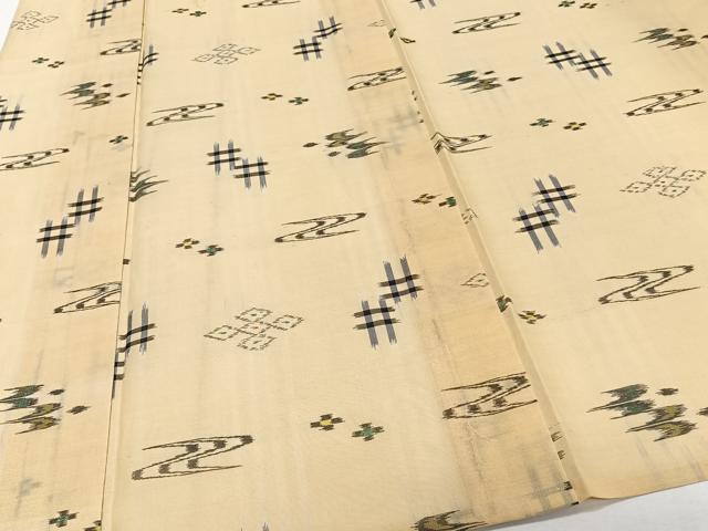 平和屋着物*夏物 本場夏琉球絣 夏琉球 正絹 逸品 CABJ9829xi