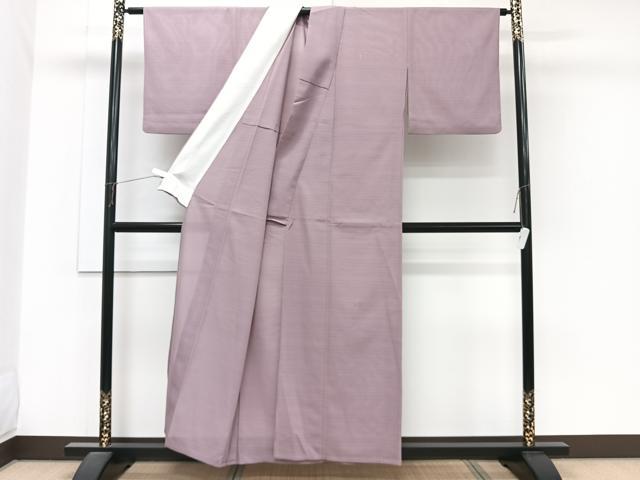 平和屋着物*夏物 色無地 変わり絽 紅藤色 正絹 逸品 CABJ9833xi