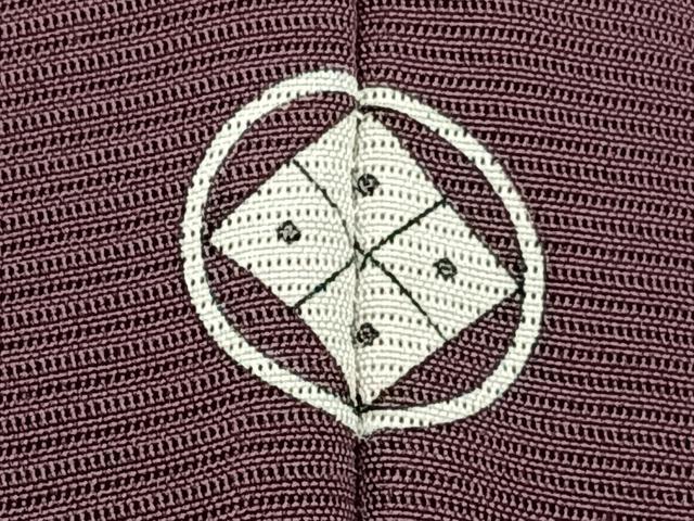 平和屋着物*夏物 色無地 絽 赤褐色 正絹 逸品 CABJ9839xi