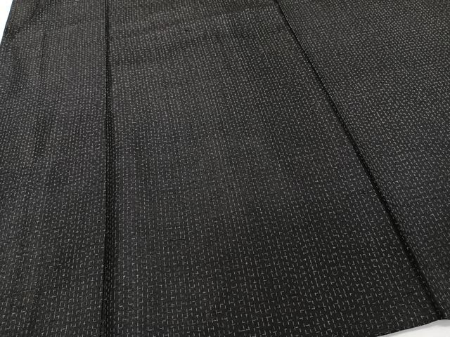 平和屋着物*夏物 男性 紗紬 幾何学文 正絹 逸品 CABJ9847xi